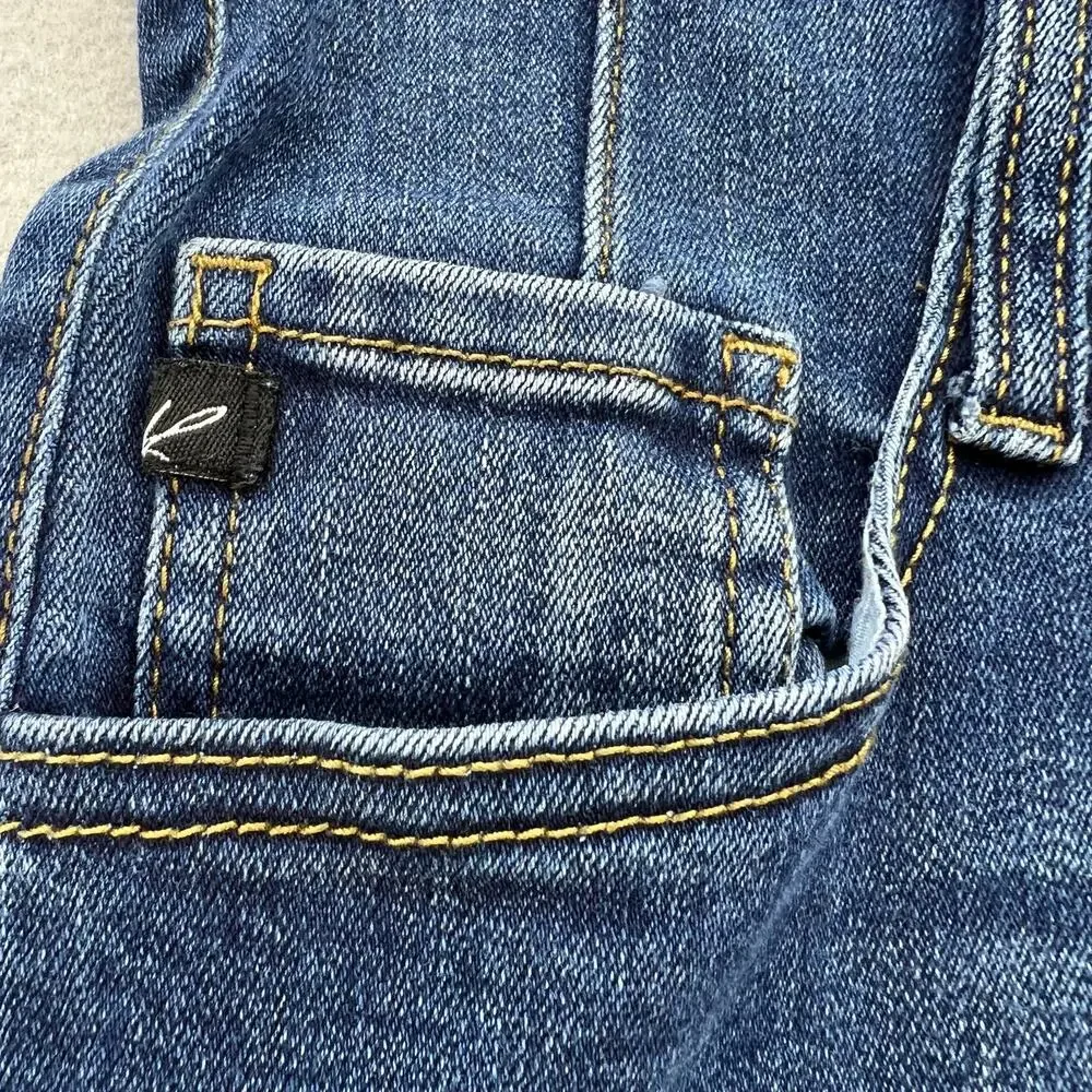 KanCan Jeans Women's 25 (2) Blue High Rise Button Fly Skinny Ankle Preppy School - Picture 4 of 14